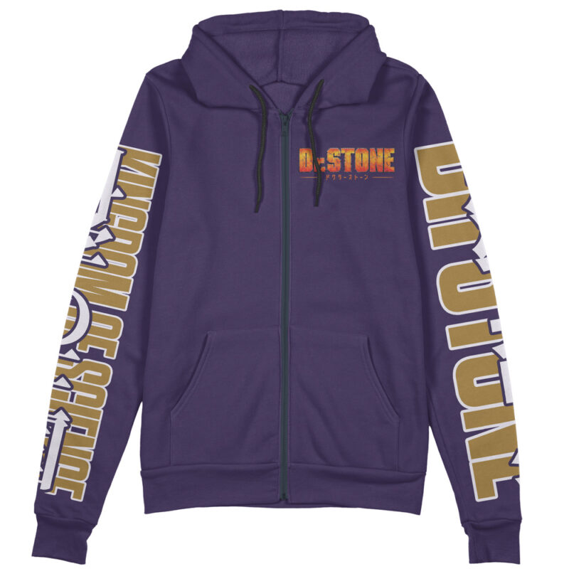 Kingdom of Science Dr. Stone Streetwear Zip Hoodie Jacket - Image 2