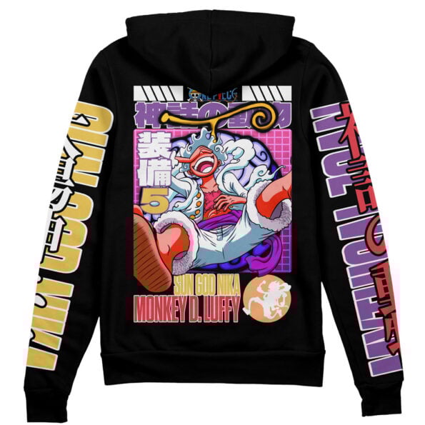 (g) グラム HOODIE COAT ONE PIECE サイズフリー luffy-Zip-Hoodie-Back-Mockup-