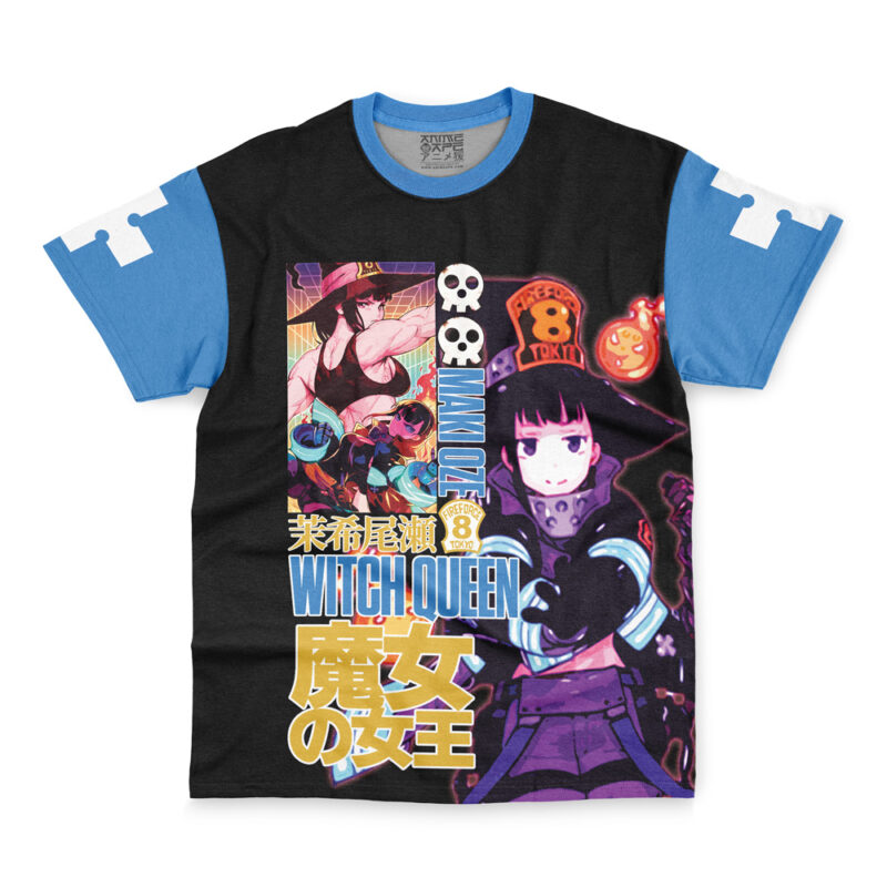 Maki Oze Fire Force Streetwear T-Shirt - Image 2