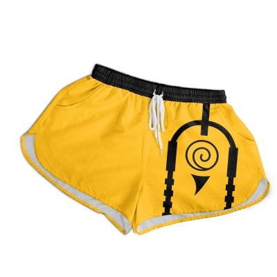 Nine-Tails Chakra Mode Naruto Women's Board Shorts