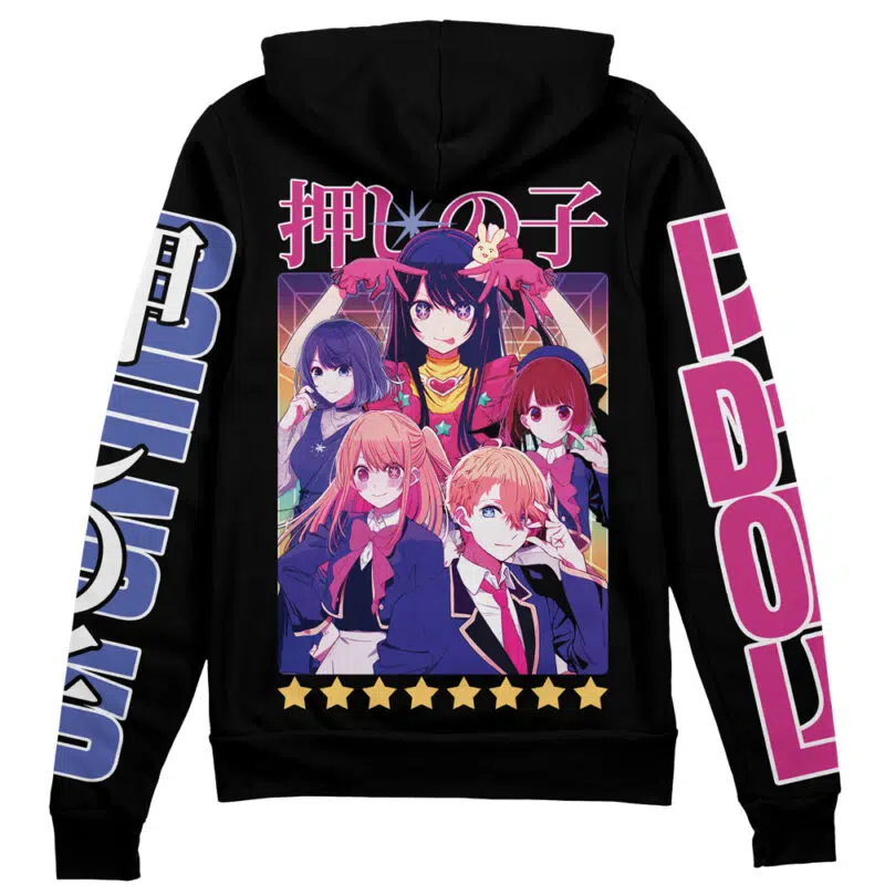 Oshi no Ko Streetwear Zip Hoodie Jacket