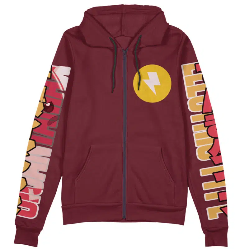 Gigantamax Pikachu Pokemon Streetwear Zip Hoodie Jacket - Image 2
