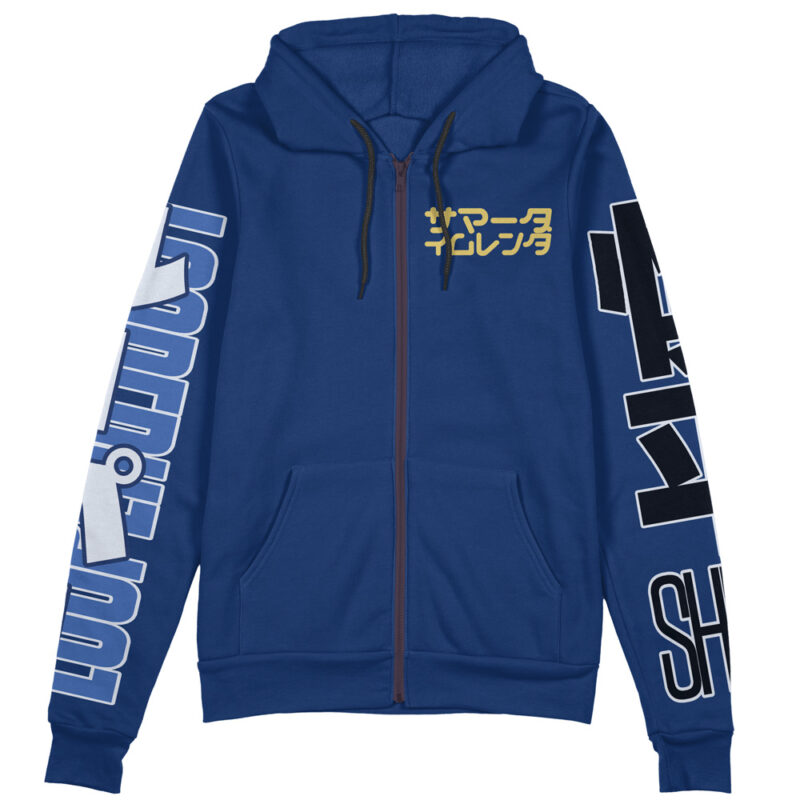 Ajiro Shinpei Summer Time Rendering Streetwear Zip Hoodie Jacket - Image 2