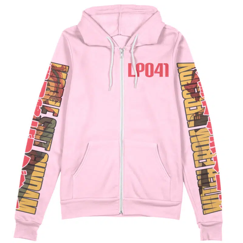 Suletta Mercury Gundam Witch from Mercury Streetwear Zip Hoodie Jacket - Image 2