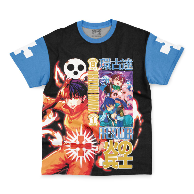 Tamaki Kotatsu Fire Force Streetwear T-Shirt - Image 2