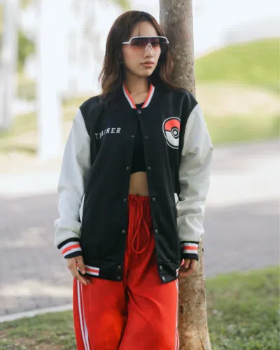 Poke League Champion Pokemon Varsity Jacket