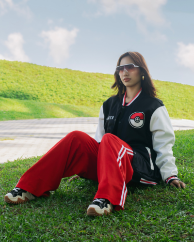 Poke League Champion Pokemon Varsity Jacket