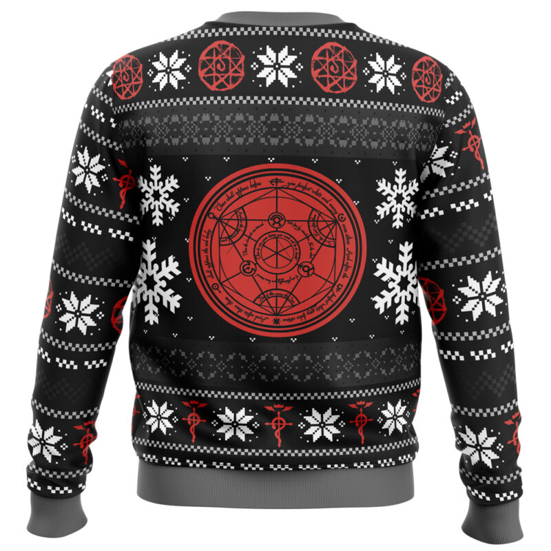 Alchemy Crossing Fullmetal Alchemist Ugly Christmas Sweater - Image 2