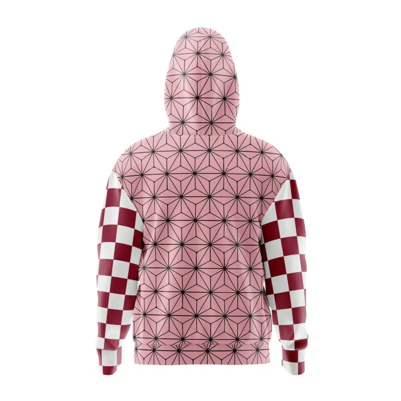 Nezuko Kamado Demon Slayer Full Face Zip Hoodie - Image 2