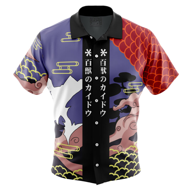 Kaido Pattern One Piece Button Up Hawaiian Shirt - Image 2