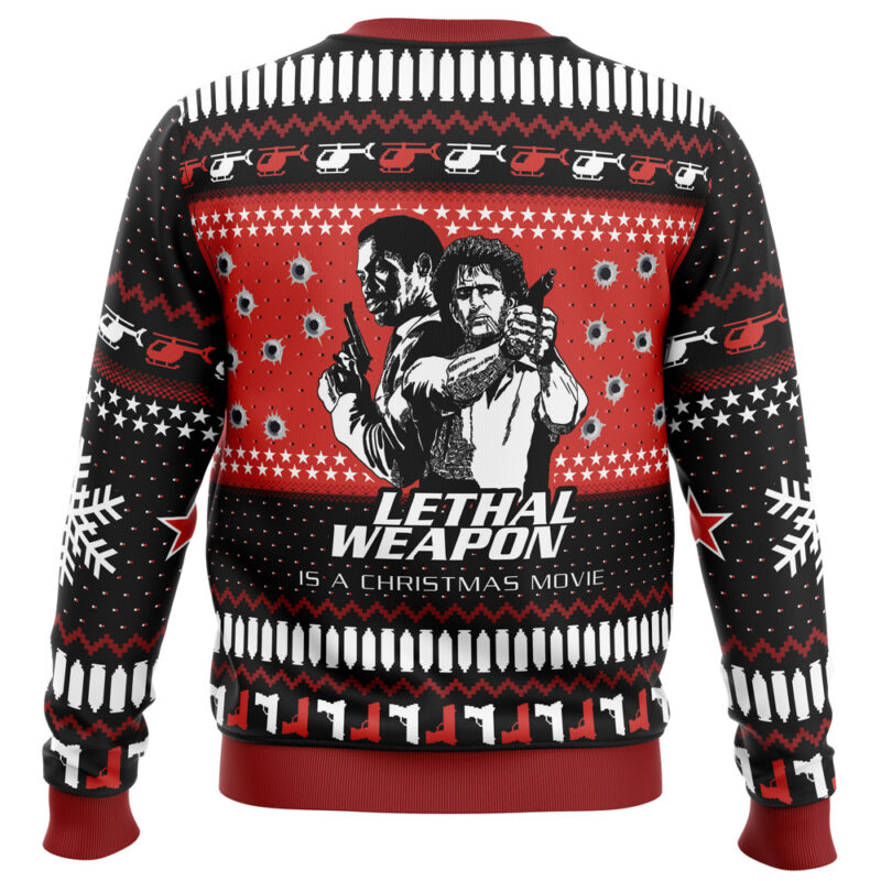 Lethal Weapon Is a Christmas Movie Ugly Christmas Sweater - Image 2
