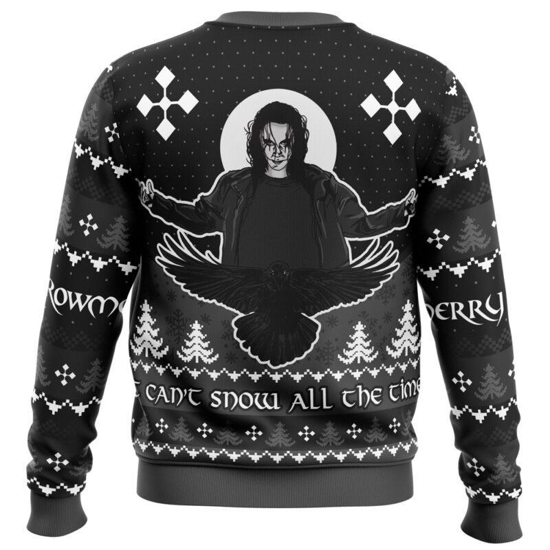 Merry Crowmas The Crow Ugly Christmas Sweater - Image 2