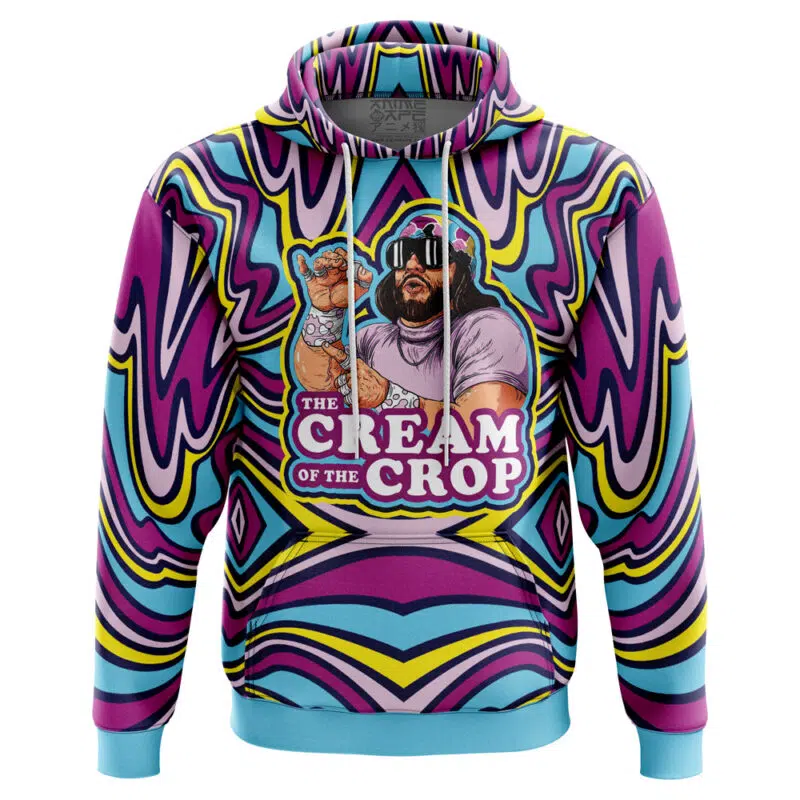 The Cream of the Crop Trippy Randy Savage Pop Culture Tank Top Hoodie