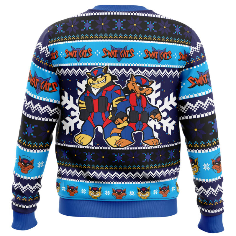 The Radical Squadron Swat Kats Ugly Christmas Sweater - Image 2