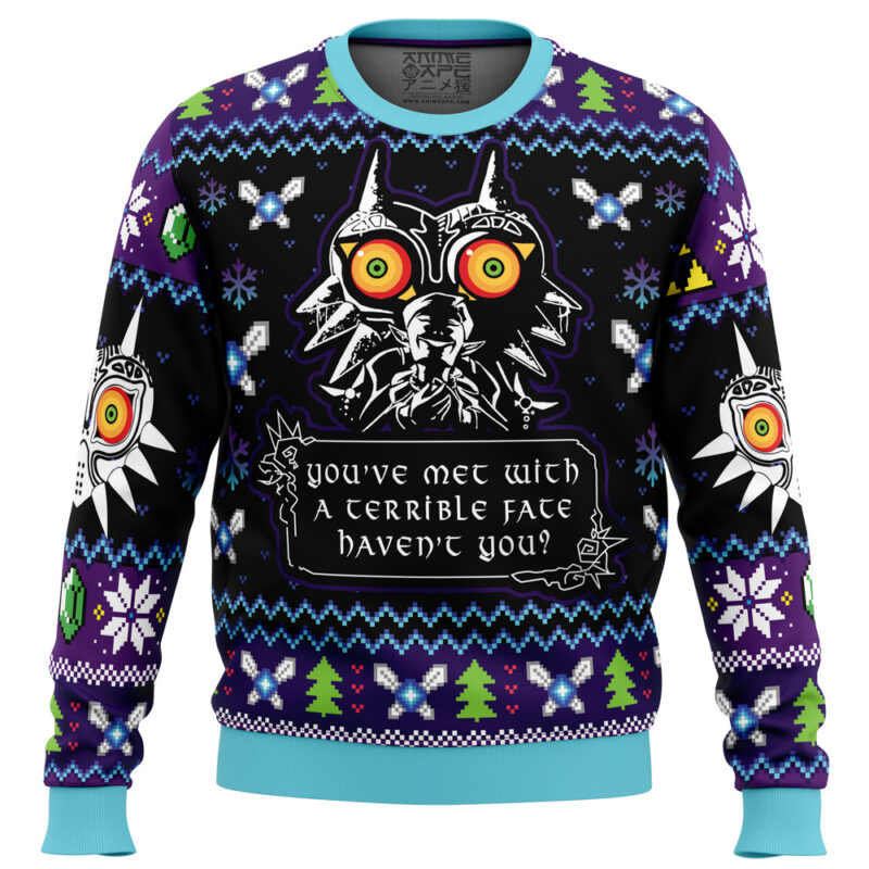 You Met With a Terrible Fate Majora’s Mask The Legend of Zelda Ugly Christmas Sweater
