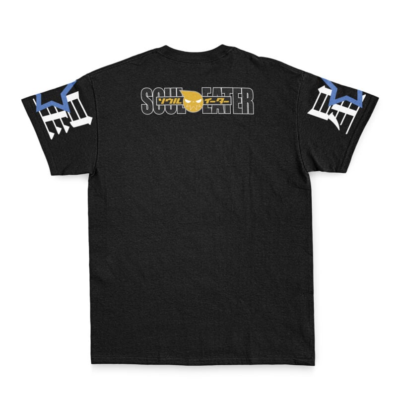 Black Star Soul Eater Streetwear T-Shirt - Image 3