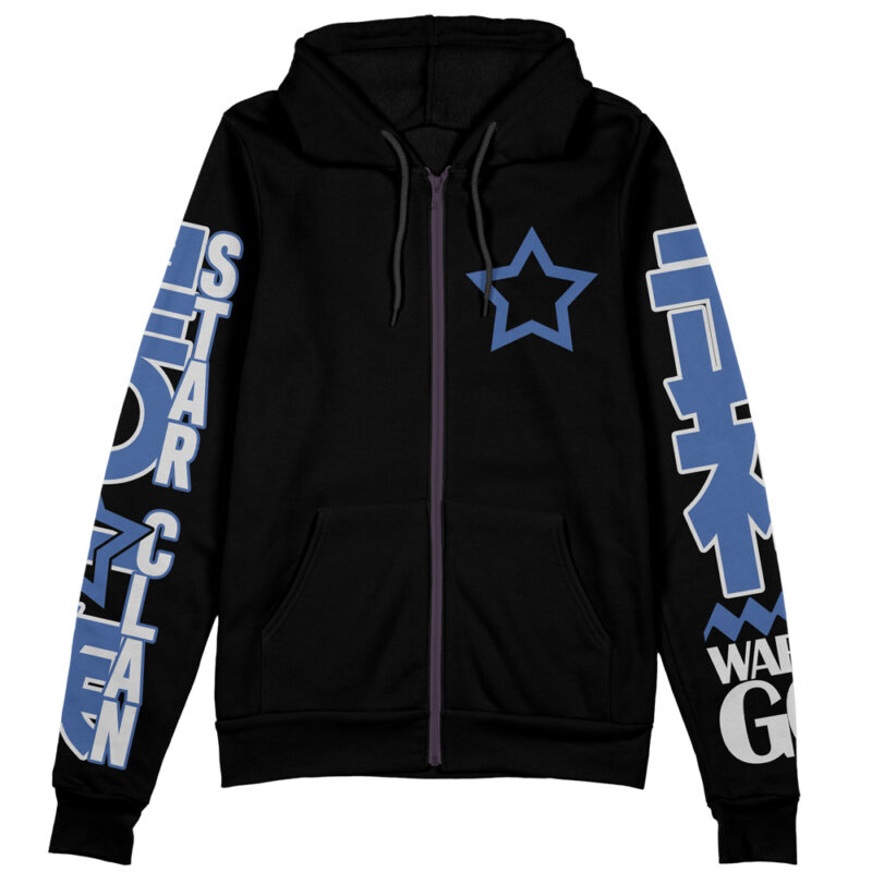 Black Star Soul Eater Streetwear Zip Hoodie Jacket - Image 2