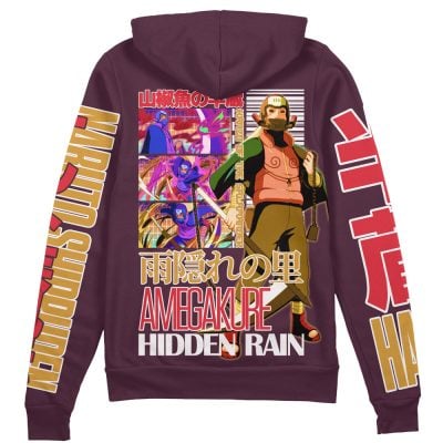 Hanzo of the Salamander Naruto Streetwear Zip Hoodie Jacket
