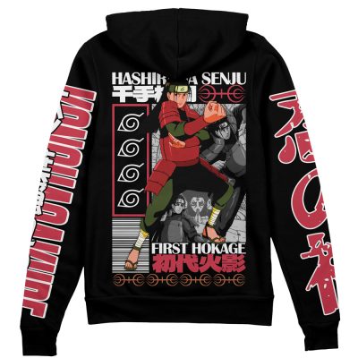 Hashirama Senju Naruto Streetwear Zip Hoodie Jacket