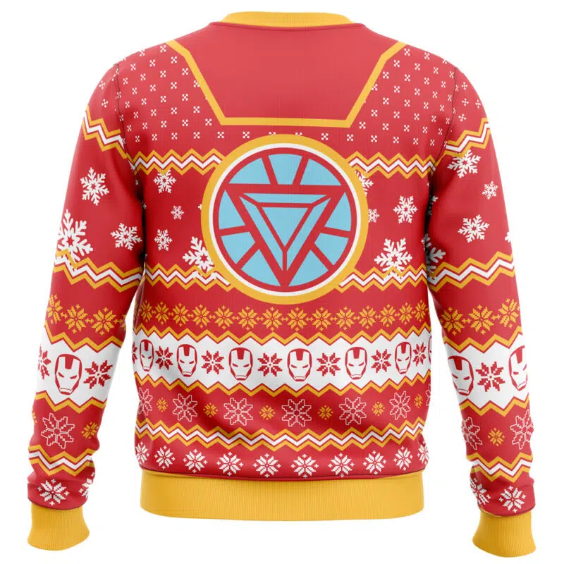 Arc Reactor Iron Man Ugly Christmas Sweater - Image 2