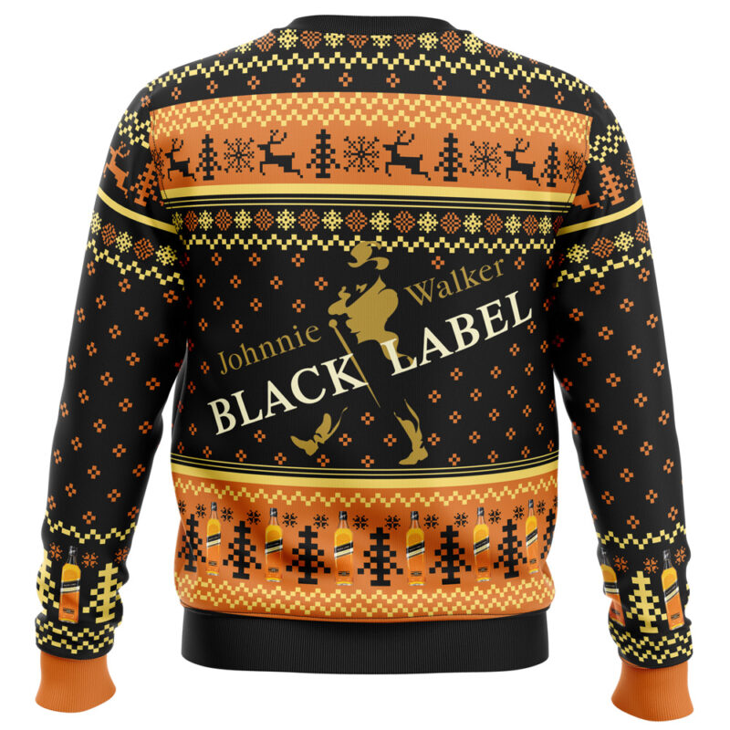 Johnnie Walker Black Label Ugly Christmas Sweater - Image 2