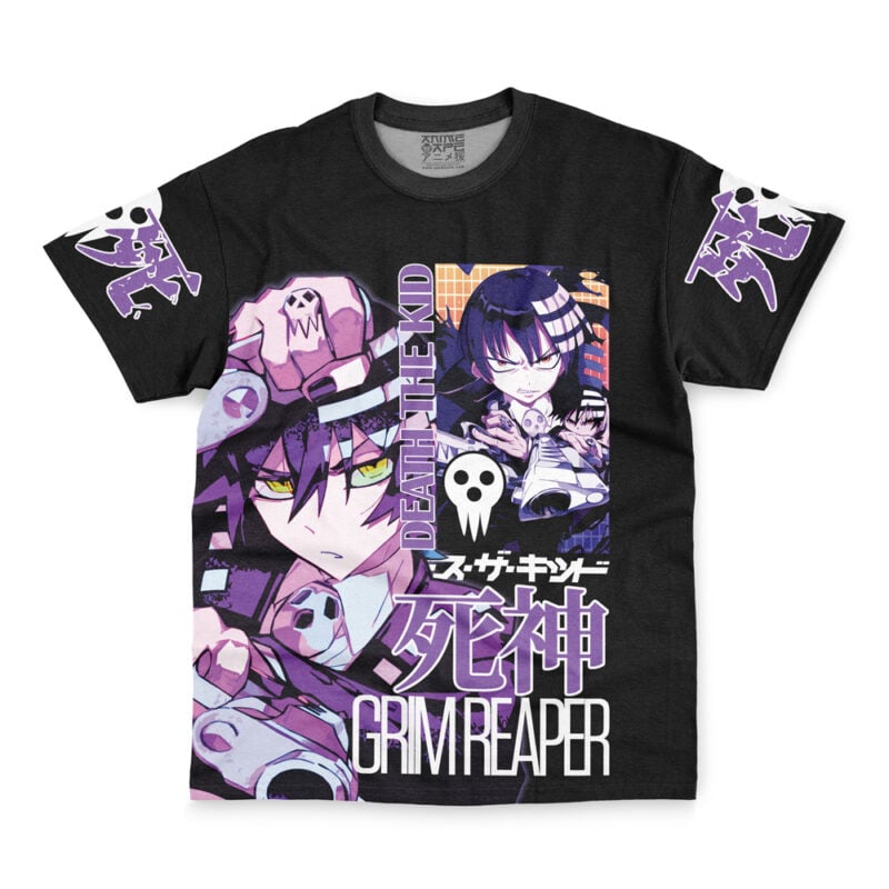 Death the Kid Soul Eater Streetwear T-Shirt - Image 2