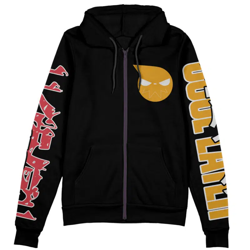 Maka Albarn Soul Eater Streetwear Zip Hoodie Jacket - Image 2