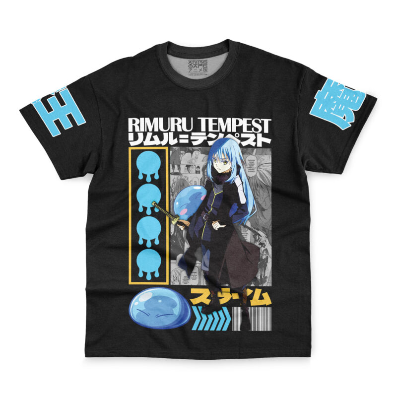 Rimuru Tempest V2 That Time I Got Reincarnated as a Slime Shippuden Streetwear T-Shirt - Image 2