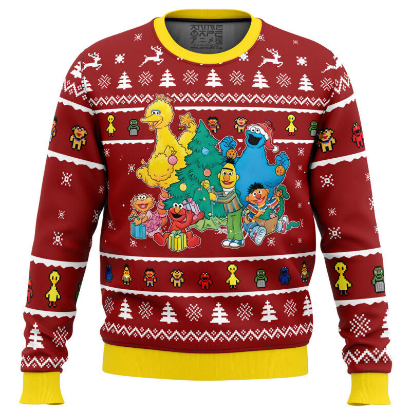 A Sesame Street Christmas Sesame Street Ugly Christmas Sweater