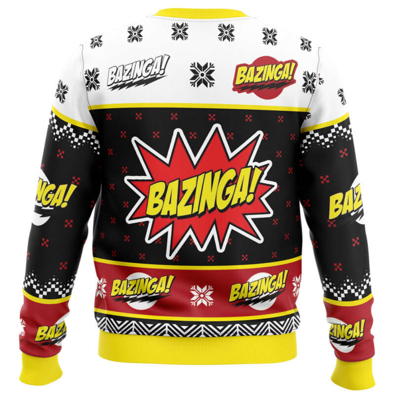 Bazinga The Big Bang Theory Ugly Christmas Sweater - Image 2