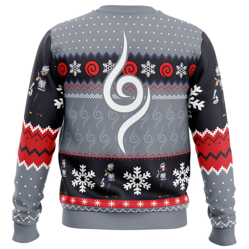 Christmas Chibi Anbu Kakashi Hatake Shippuden Christmas Sweater - Image 2