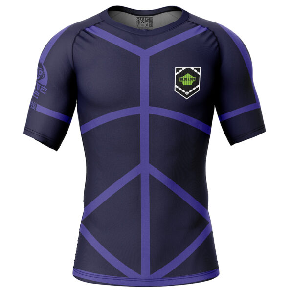 Football Club Blue Lock Short Sleeve Rash Guard Compression Shirt