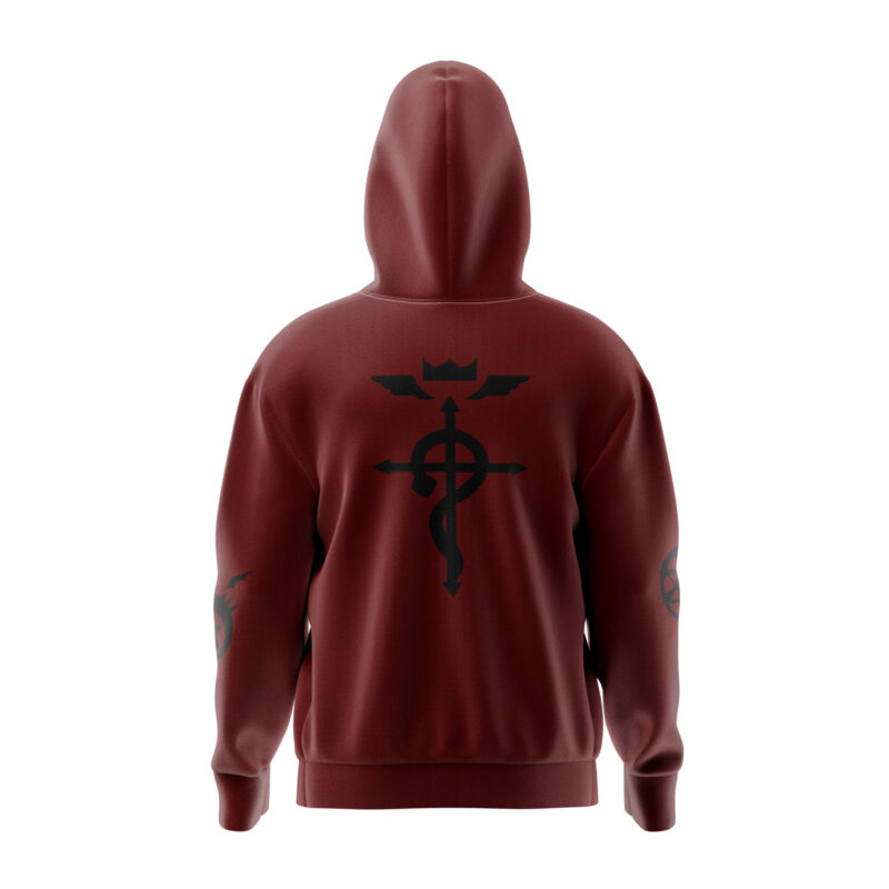 Edward Elric Fullmetal Alchemist Full Face Zip Hoodie - Image 2