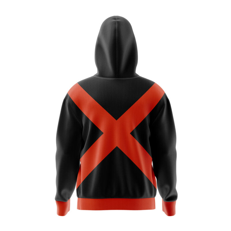 Bakugo My Hero Academia Full Face Zip Hoodie - Image 2