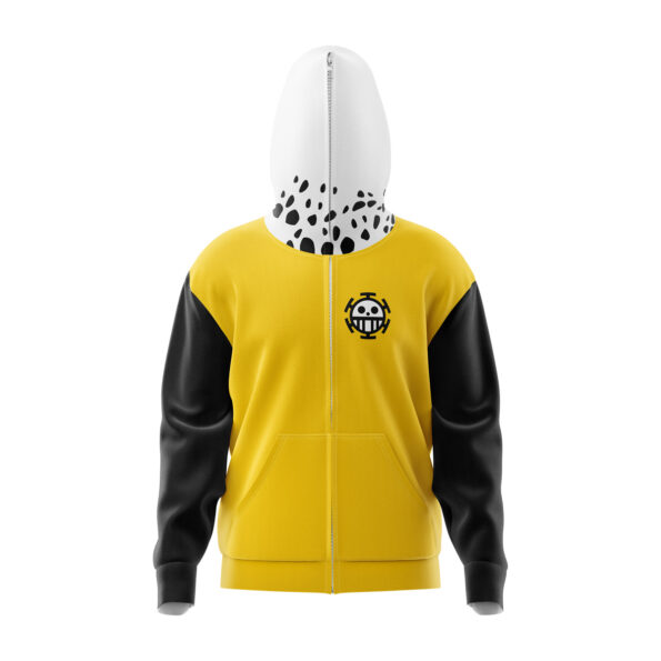 Trafalgar Law One Piece Full Face Zip Hoodie | Anime Ape