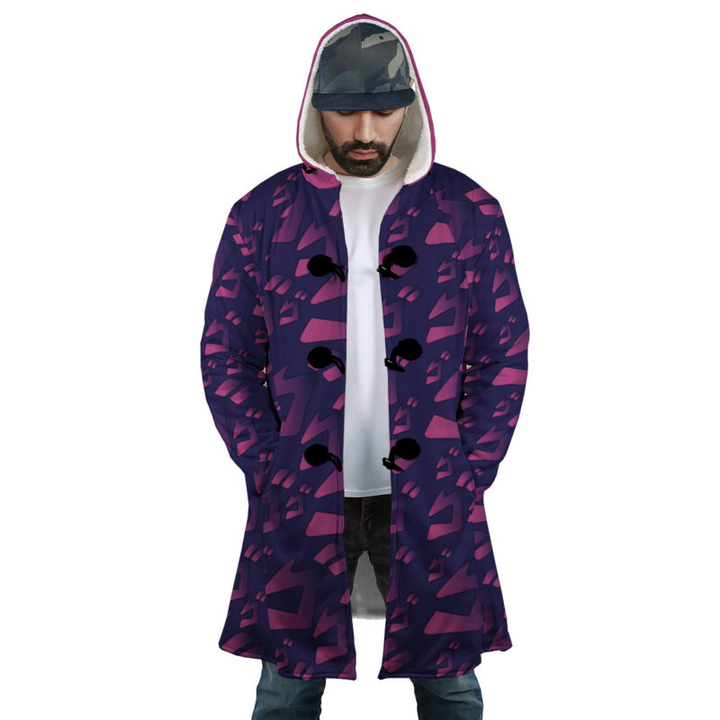 Menacing Aura Jojo's Bizarre Adventures Dream Cloak Coat - Image 4