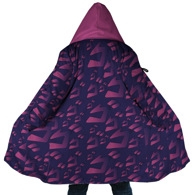 Menacing Aura Jojo's Bizarre Adventures Dream Cloak Coat