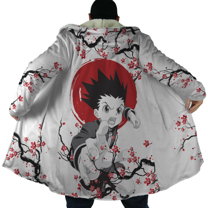 Gon Freecss Cherry Blossom Hunter x Hunter Dream Cloak Coat - Image 4