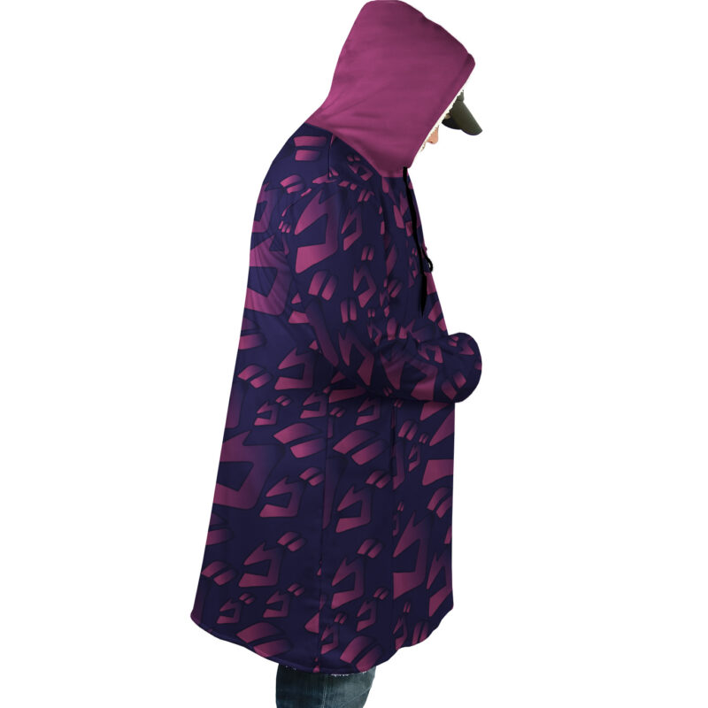 Menacing Aura Jojo's Bizarre Adventures Dream Cloak Coat - Image 2