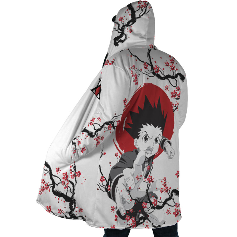Gon Freecss Cherry Blossom Hunter x Hunter Dream Cloak Coat - Image 2