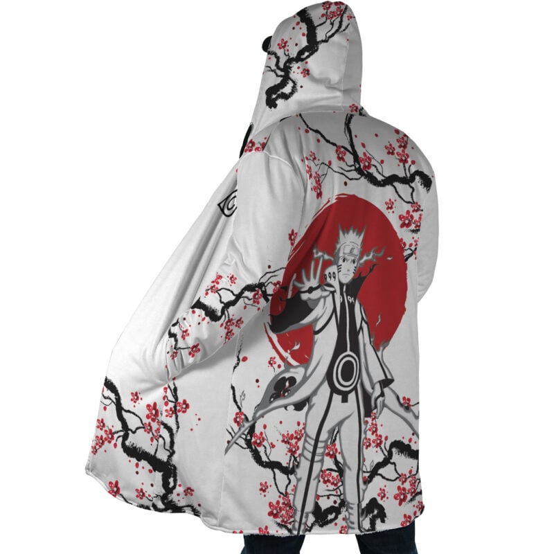 Nine-Tails Chakra Mode Cherry Blossom Shippuden Dream Cloak Coat - Image 2