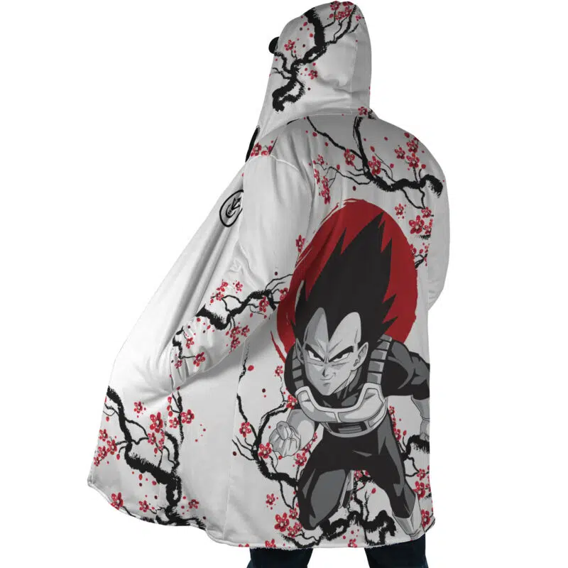 Vegeta Cherry Blossom Dragon Ball Z Dream Cloak Coat - Image 2