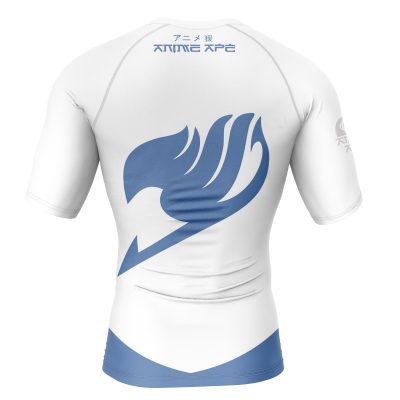 Lucy Heartfilia Fairy Tail Short Sleeve Rash Guard Compression Shirt