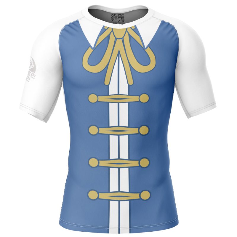 Lucy Heartfilia Fairy Tail Short Sleeve Rash Guard Compression Shirt