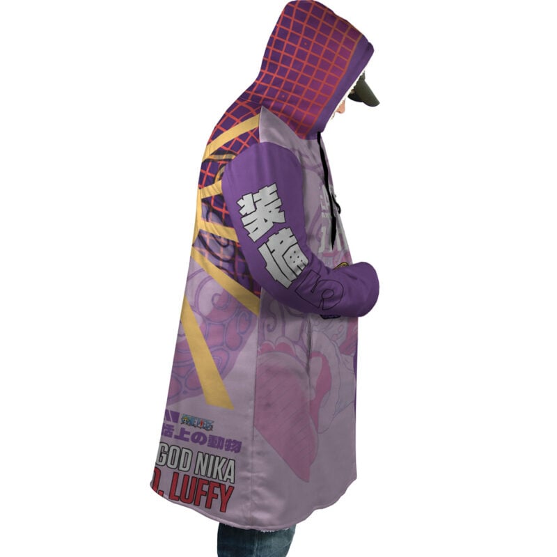 Luffy Gear 5 Sun God Nika One Piece Dream Cloak Coat - Image 3