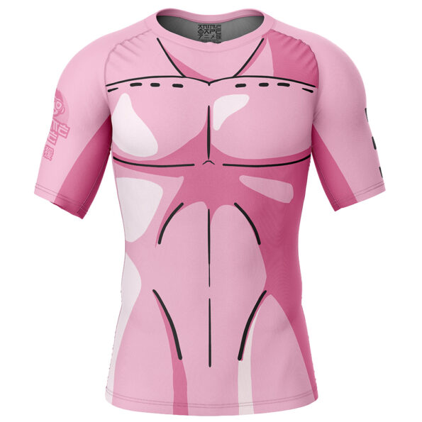 Majin Buu Dragon Ball Short Sleeve Rash Guard Compression Shirt