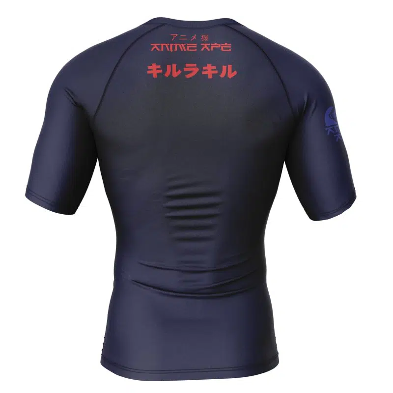 Senketsu Kill la Kill Short Sleeve Rash Guard Compression Shirt - Image 2