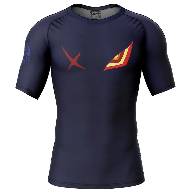 Senketsu Kill la Kill Short Sleeve Rash Guard Compression Shirt