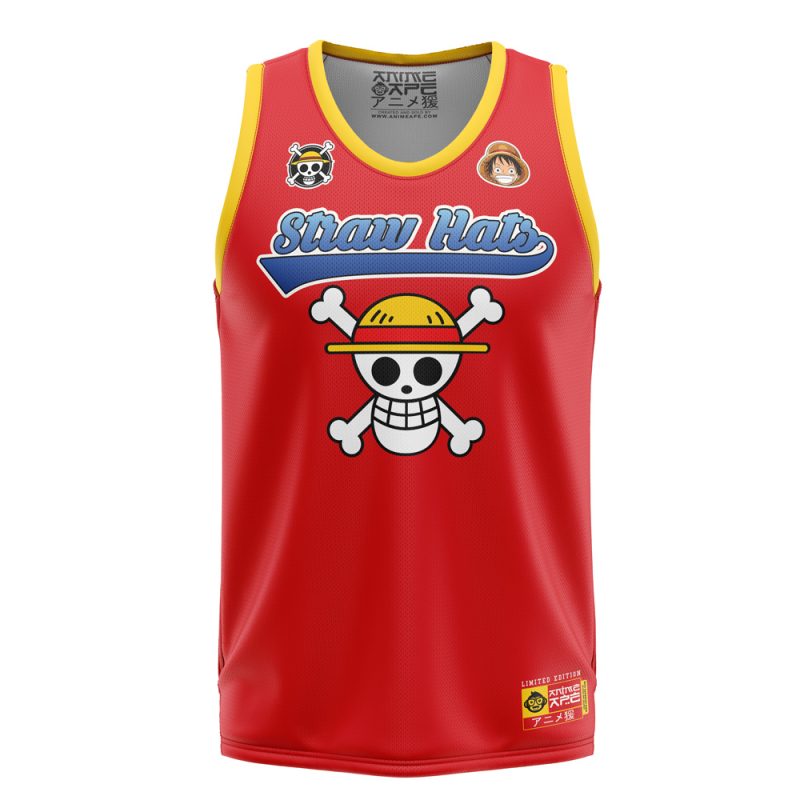 Strawhats One Piece Basketball Jersey