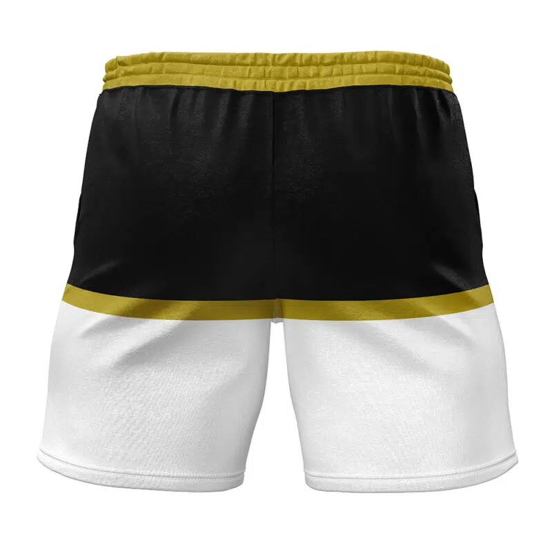 White Ranger V2 Mighty Morphin Power Rangers Gym Shorts - Image 2